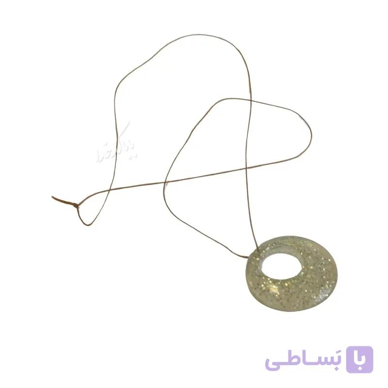 گردنبند رزینی مدل دایره — تصویر 1