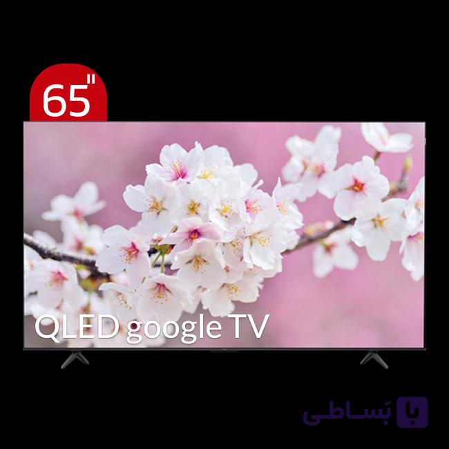 تلویزیون QLED UHD 4K هوشمند google TV تی سی ال مدل C655 سایز 65 اینچ — تصویر 1