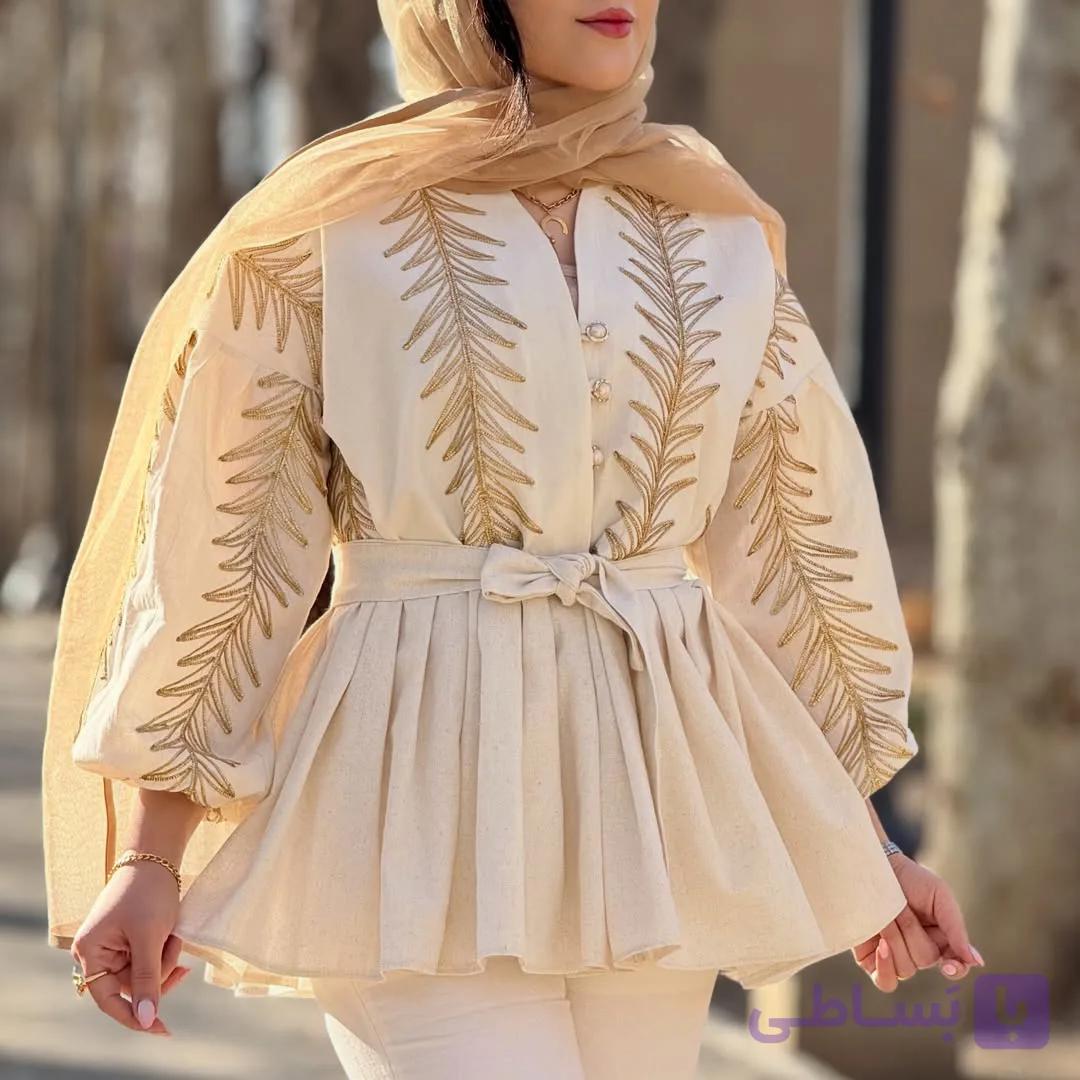 مانتو عروسکی گندم