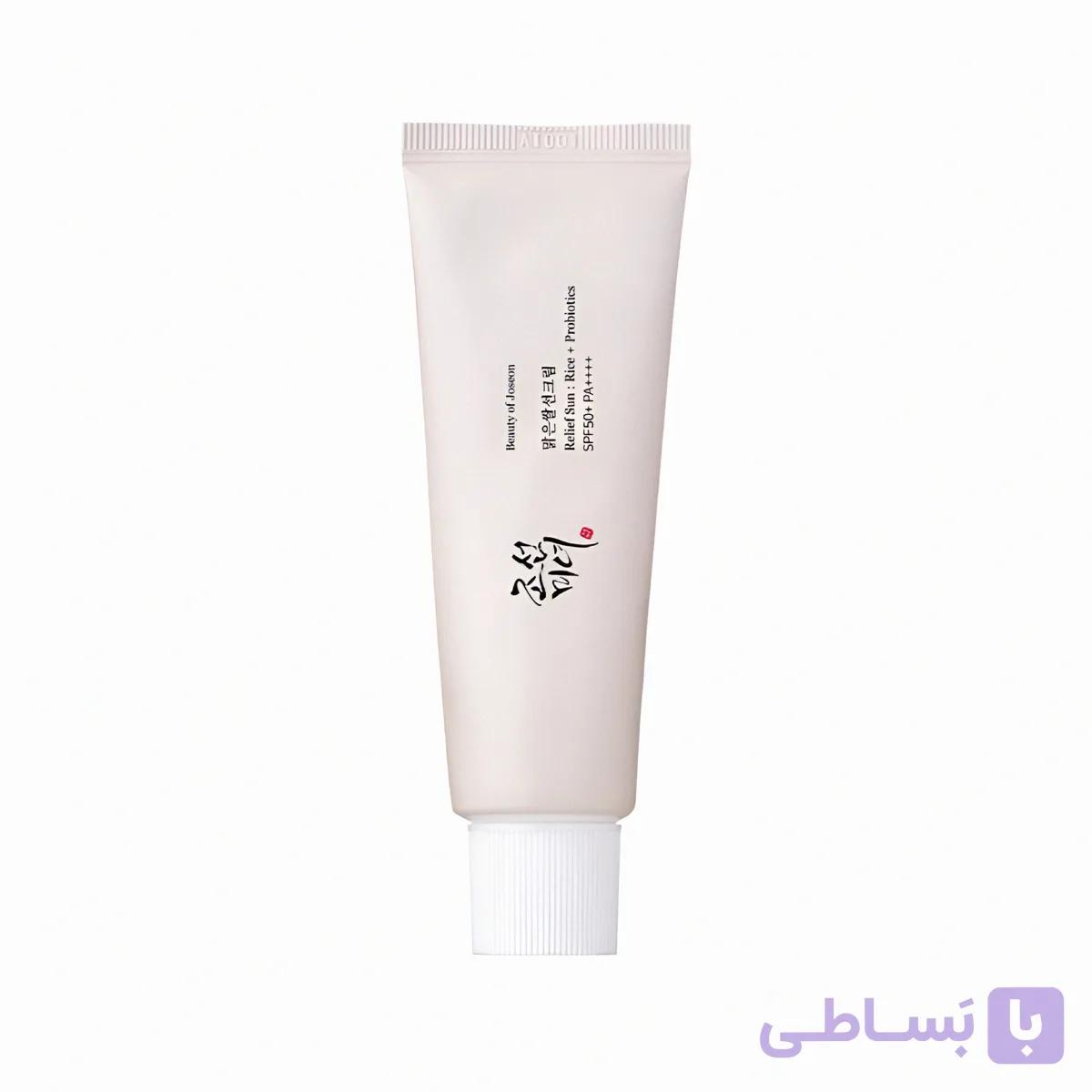 ضد آفتاب انواع پوست بیوتی آف جوسان ++++SPF50+PA حجم 50 میل