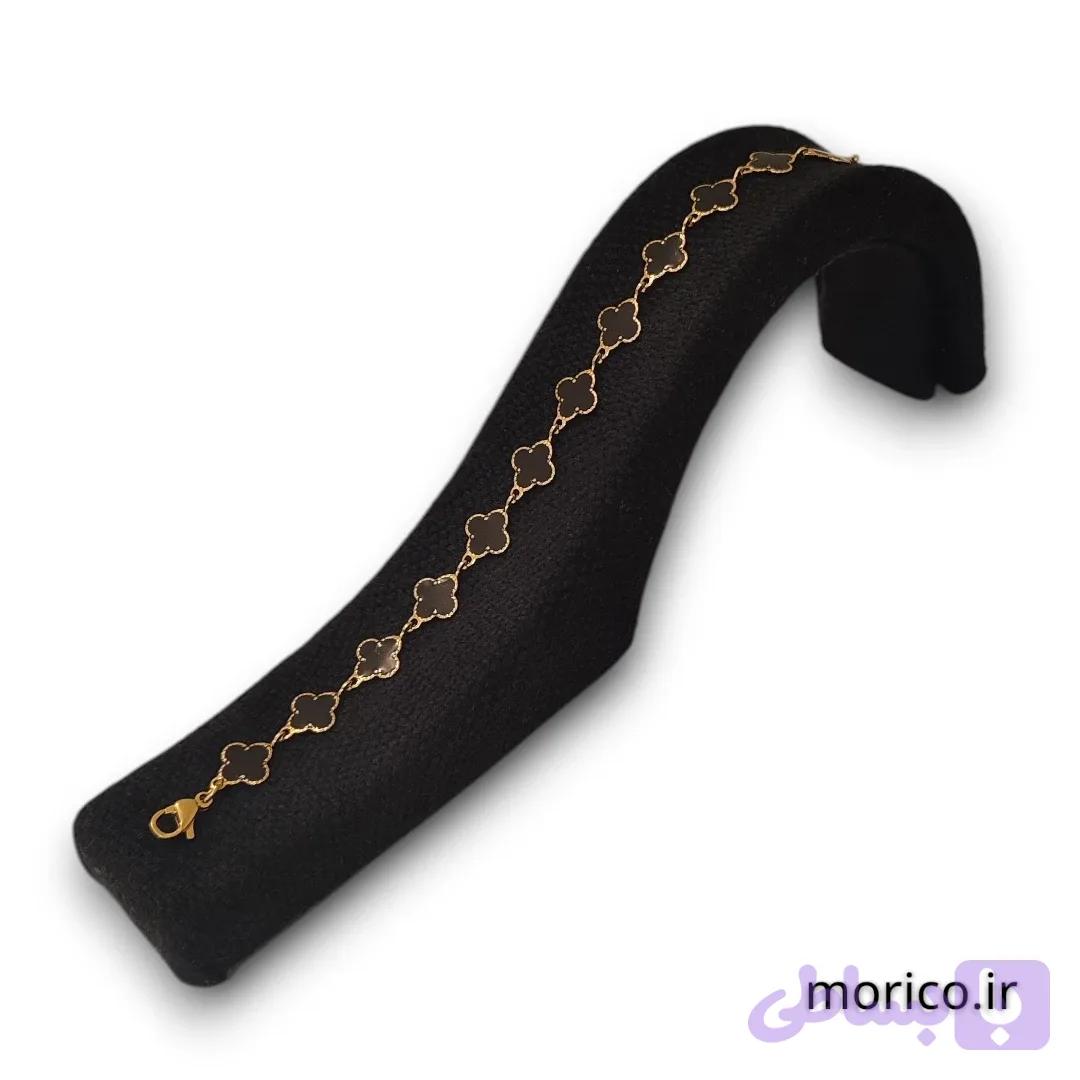 دستبند استیل ونکلیف مشکی