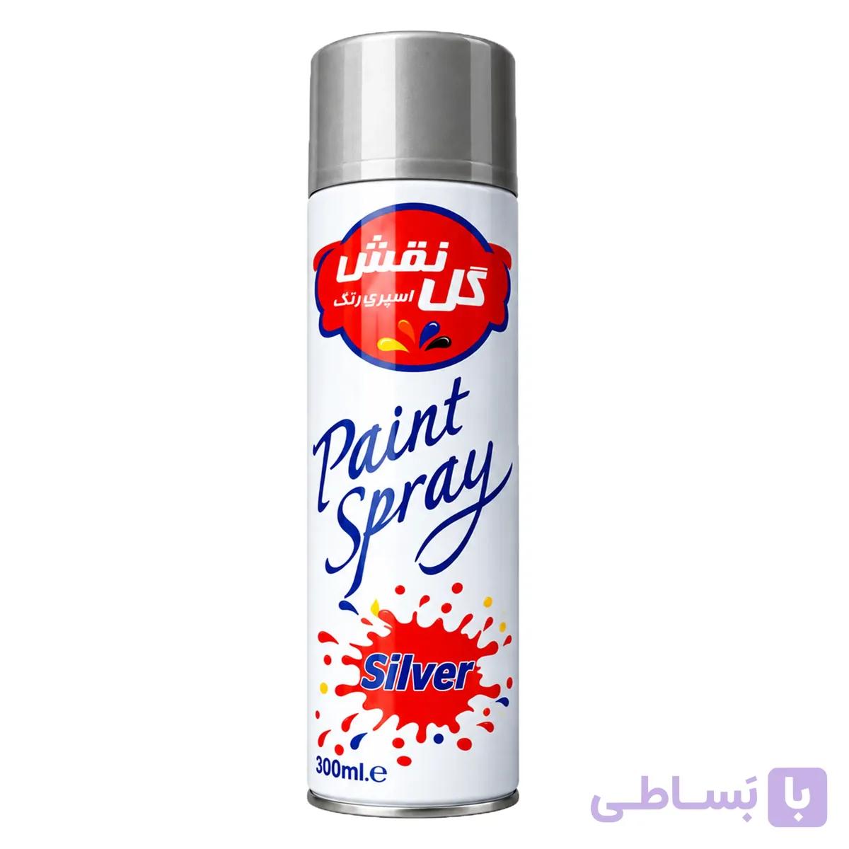 اسپری رنگ نارنجی گل نقش حجم 300 میل