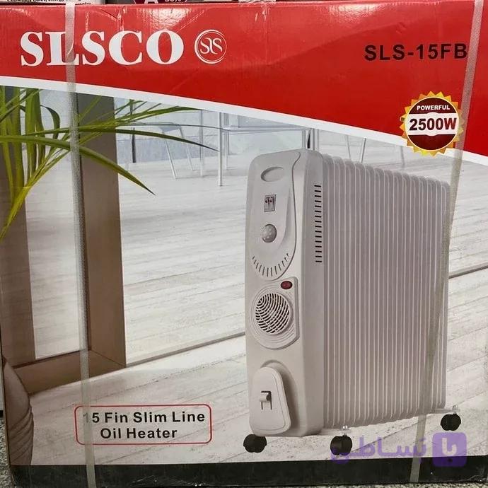 شوفاژ برقی سلسکو 15پره فن دار مدل SLS-15FB
