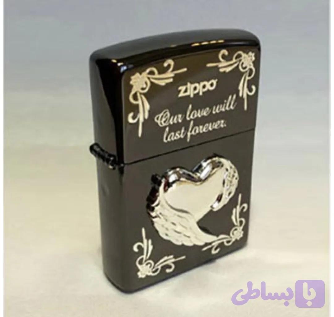 فندک زیپو اصلی کد ZA_2_41D wing heart type