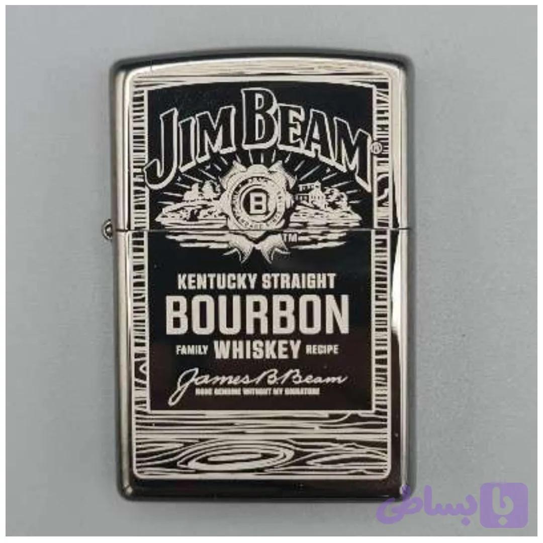 فندک زیپو اصلی کد 48740 jim beam