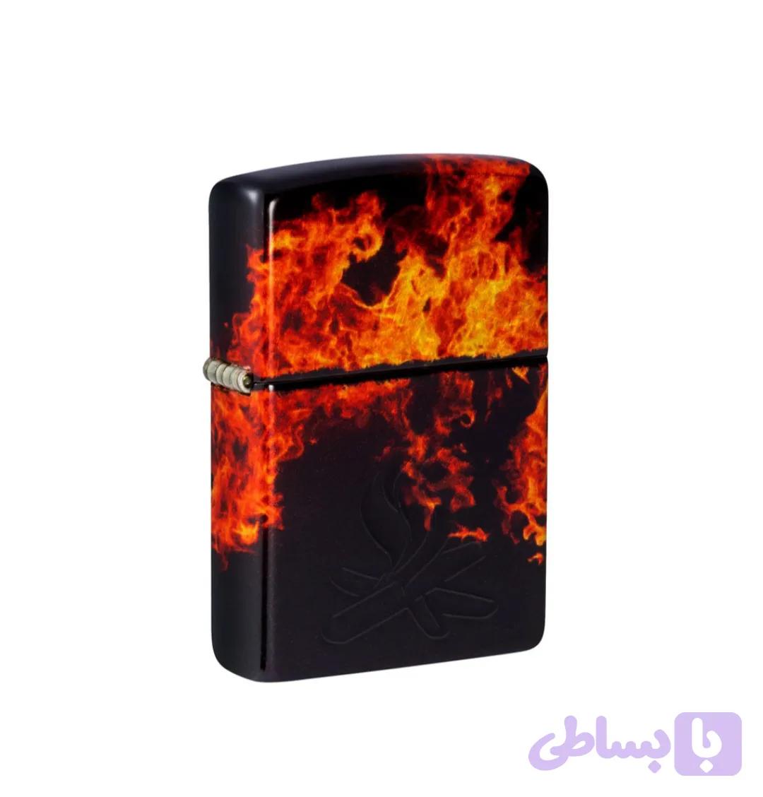 فندک زیپو اصلی کد ۴۶۳۸۹ campfire