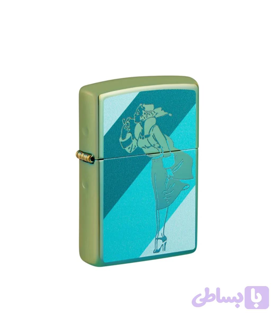 فندک زیپو اصلی کد 48457 teal windy
