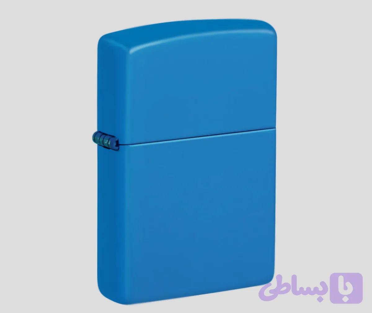 فندک زیپو اصلی کد Zippo Lighter 48628 REGULAR SKY BLUE MATTE