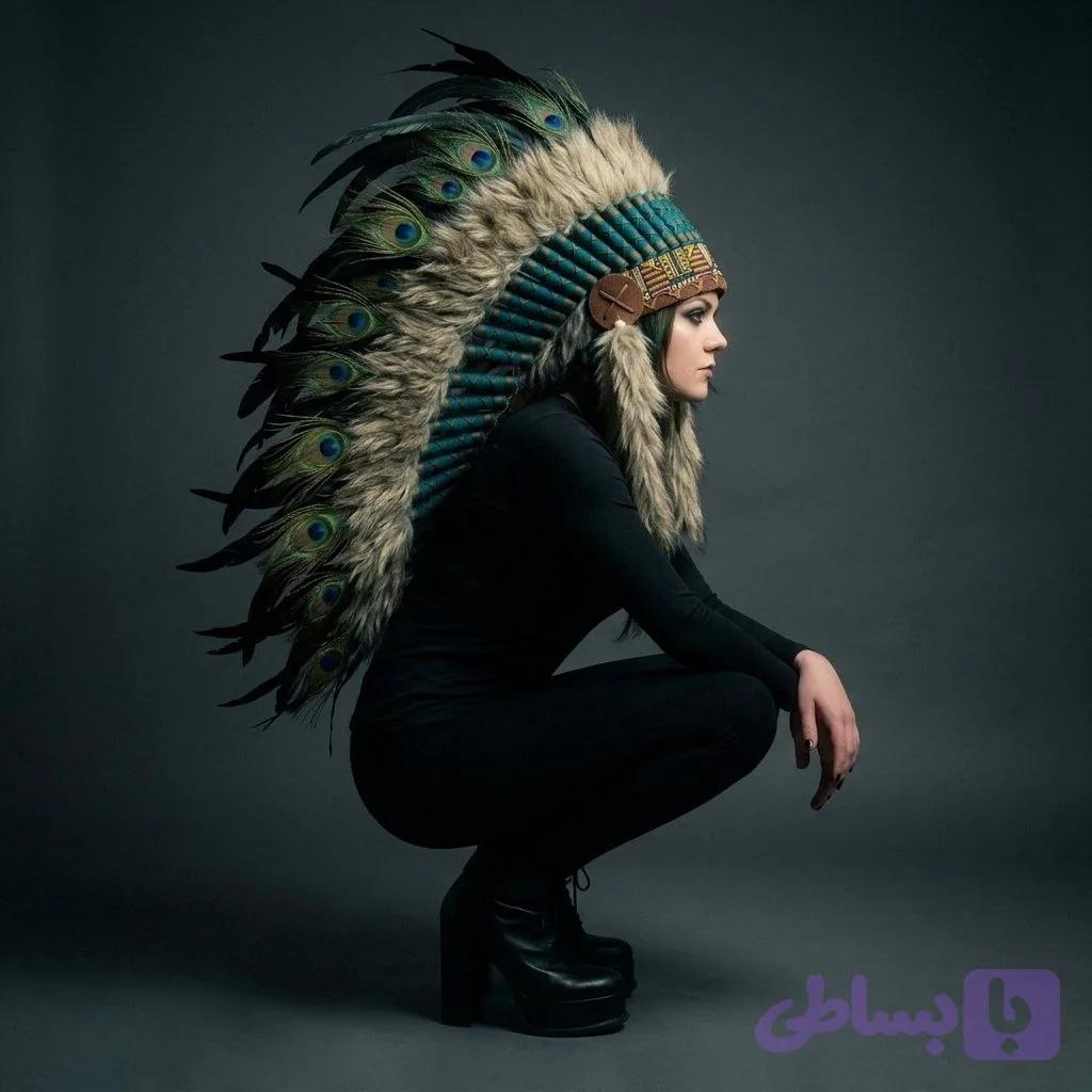 کلاه سرخپوستی کد 013