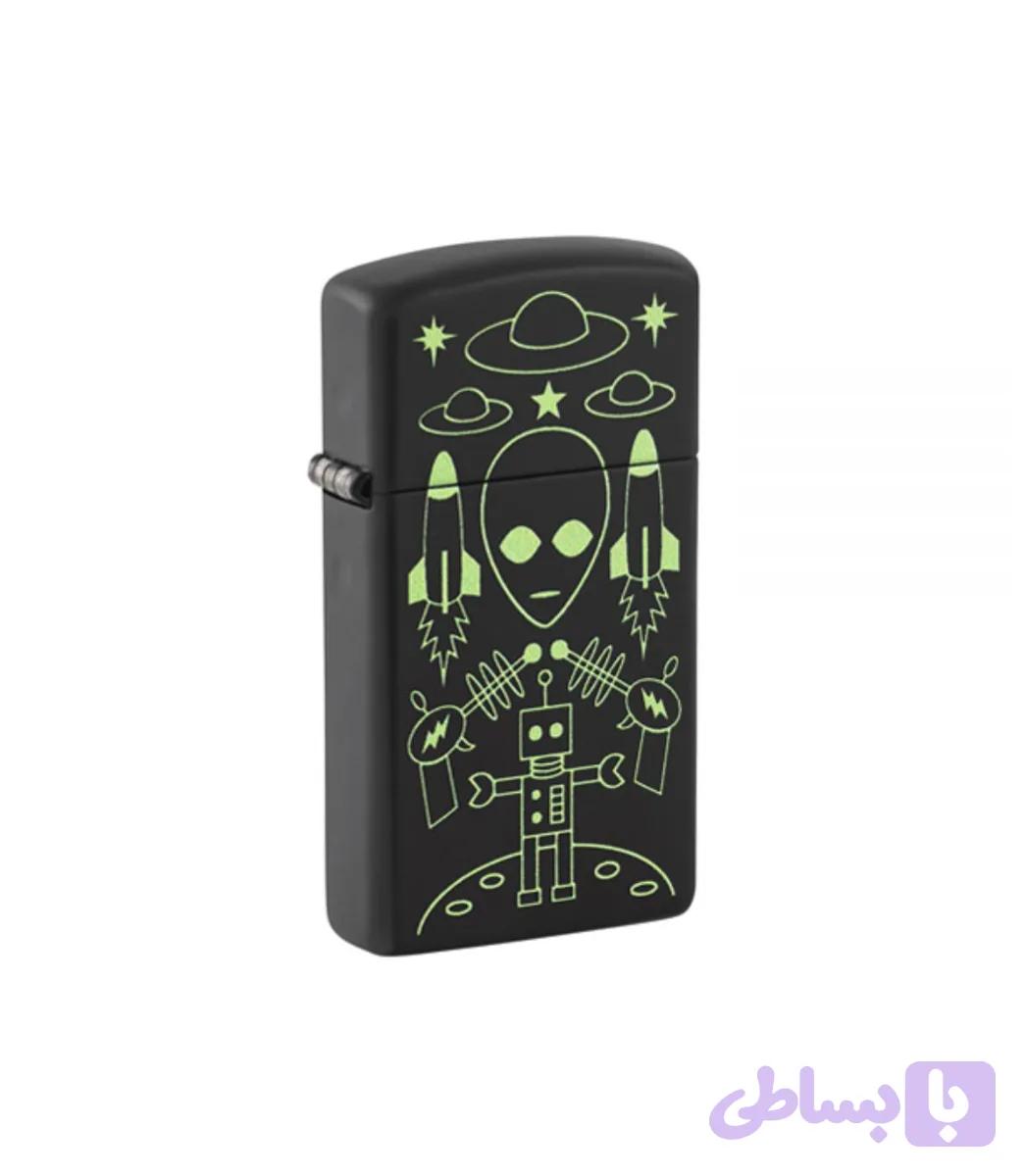 فندک زیپو اصلی کد 46691 Alien design