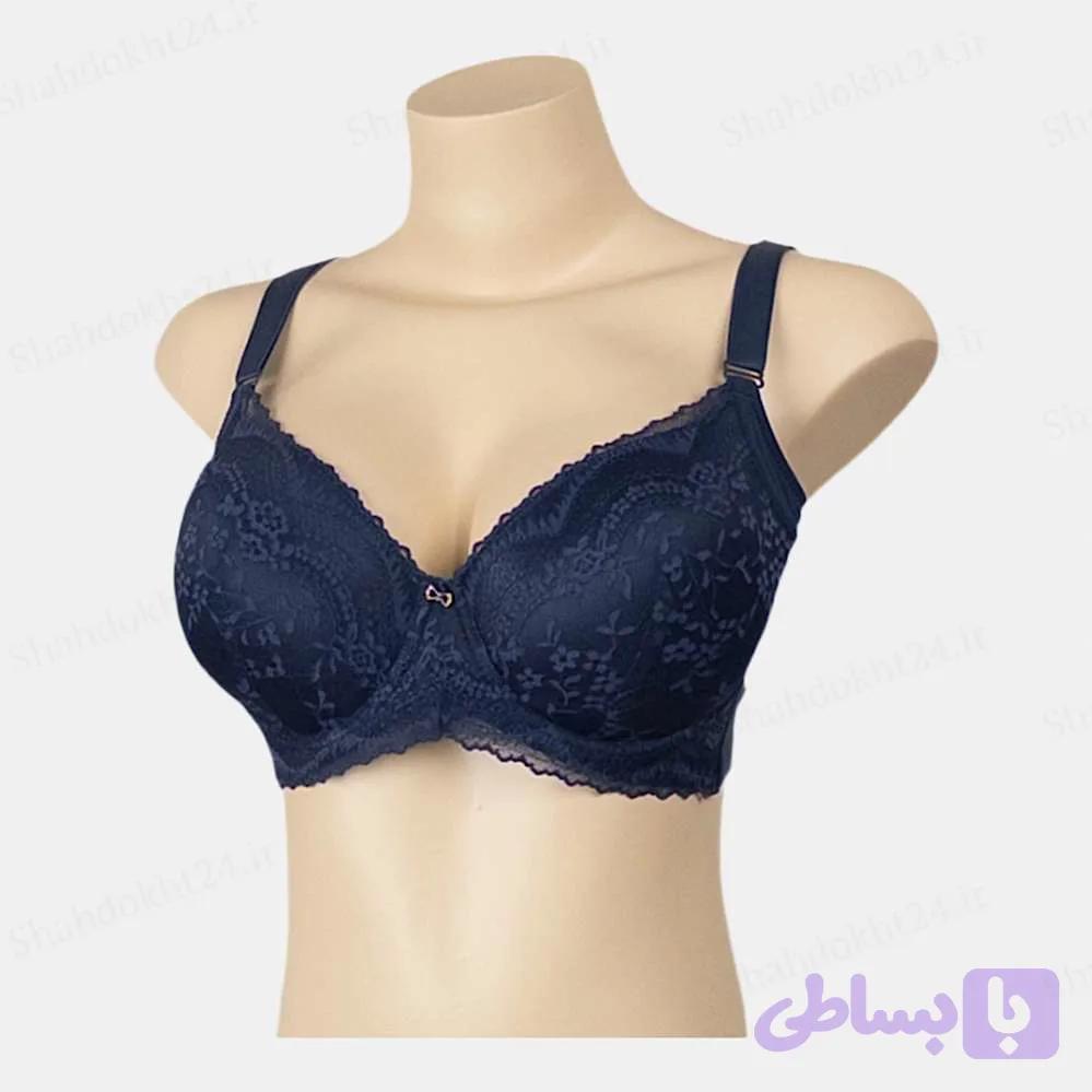 سوتین اسفنجی دانتل کاپ D فنردار چانوی لین Chanvie Leen کد343
