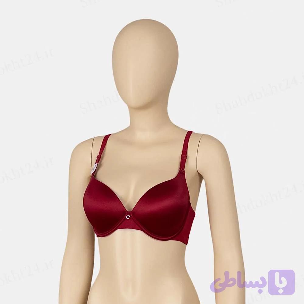 سوتین اسفنجی ساتن کاپ B بدون فنر چانوی Chanvie Leen کد328