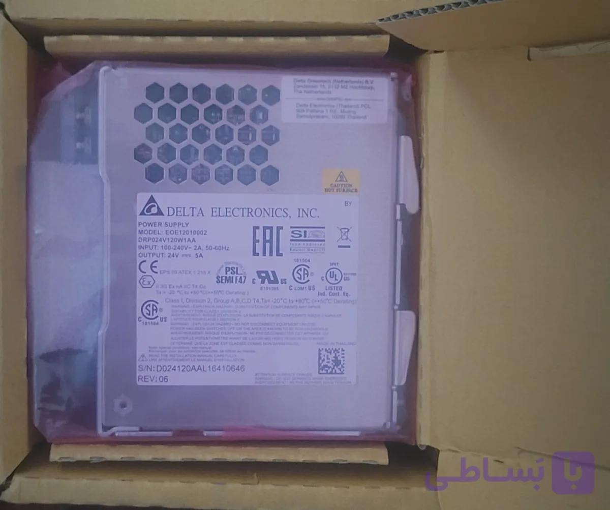 منبع تغذیه دلتا 220/24VDC-5A مدل EOE12010002