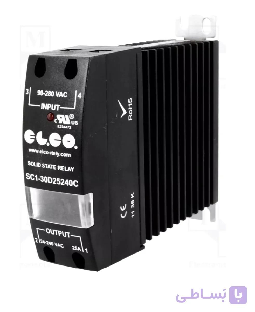 رله SSR هیدسینک دار الکو ۴۰آمپر مدل SC1-30D40660A