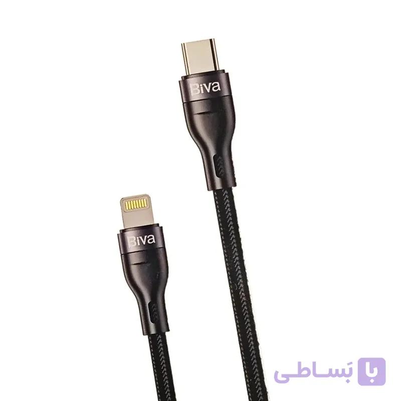 کابل شارژ بیوا Type-C به Lightning مدل C-08CL با طول 1.2 متر — تصویر 1