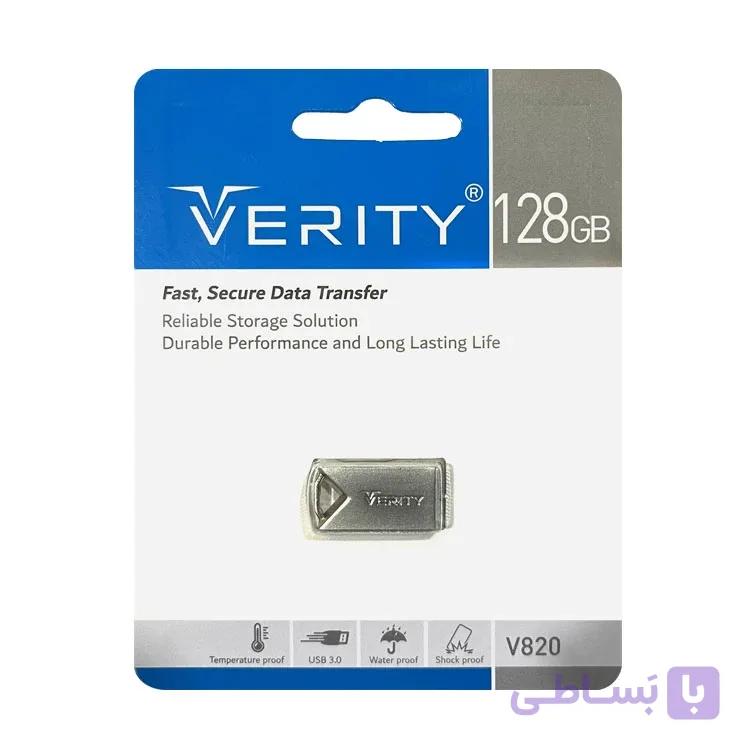فلش 128 گیگ وریتی usb 3.0 V 809R با گارانتی — تصویر 1