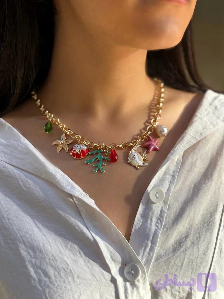 گردنبند دریایی ۱ رج