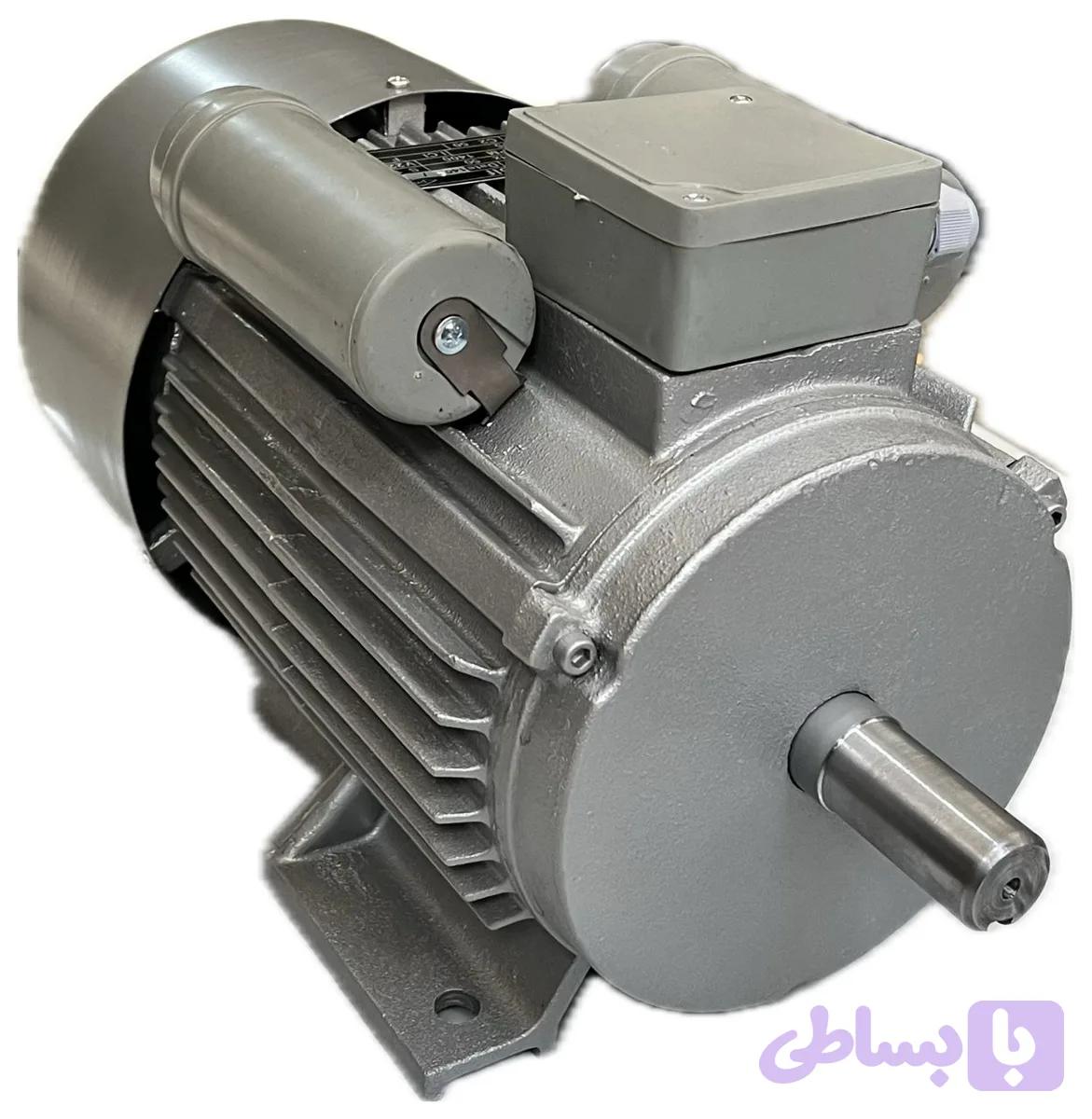 الکتروموتور 3 اسب ۱۴۰۰ دور تک فاز ایرانی، پوسته چدن سیم پیچی تمام مس