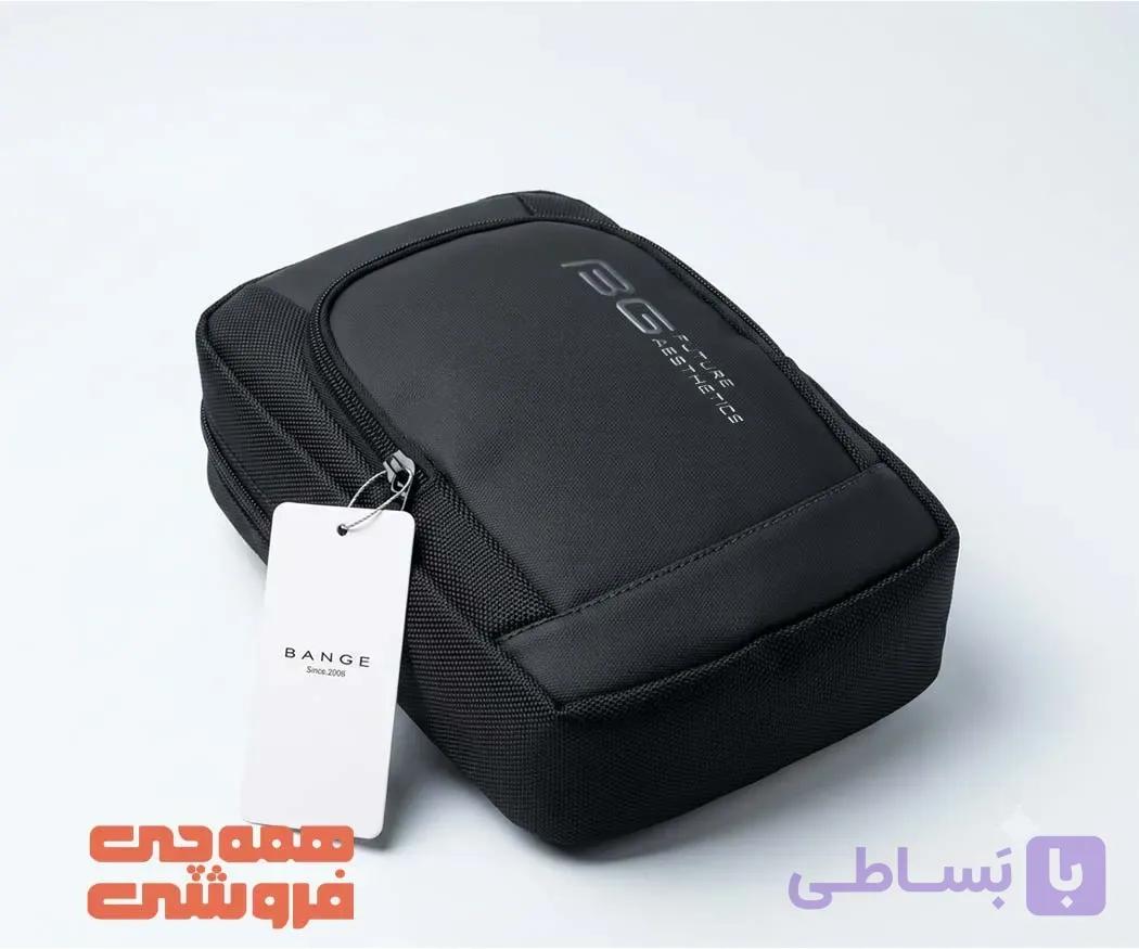 کیف دوشی مردانه بنج | پارچه اسکین، بند رویال، ضد آب — تصویر 1