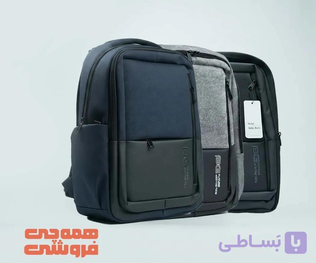 کیف لپ تاپ دانشجویی بنج | طرح مینیمال میکروفایبر — تصویر 1