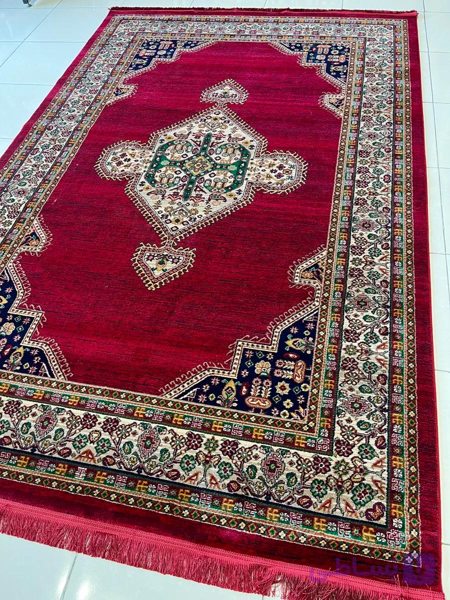 گبه ماشینی زمینه زرشکی کد طرح 4119