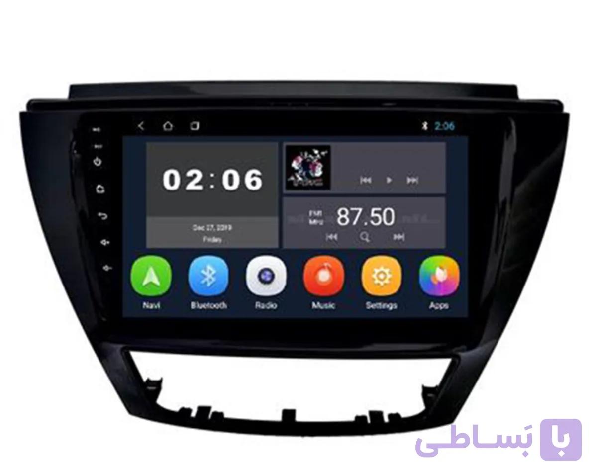 مانیتور اندروید جک S5 هوشمند 9 اینچ برند ناکامیچی رام 2 حافظه 64 کارپلی دار دارای کن باس — تصویر 1
