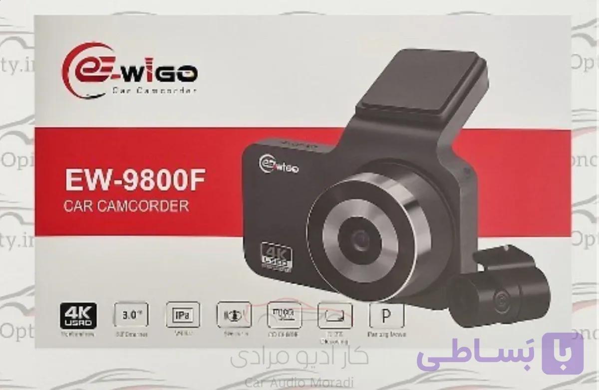 دوربین ثبت حوادث و وقایع دید در شب دارای سنسور جی مدل EW_9800F 4K — تصویر 1