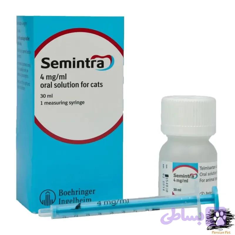 محلول خوراکی گربه سمینترا Semintra درمان نارسایی کلیه (4mg/ml) Semintra 4mg Ml Oral Solution Cats Boehringer Ingelheim