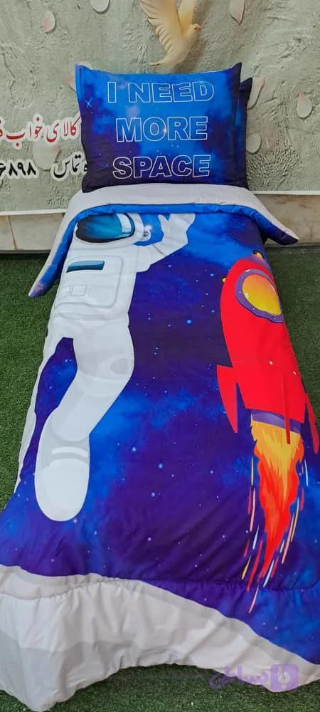 روتختی مخمل یکنفره سه بعدی