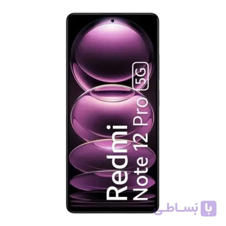گوشی موبایل شیائومی مدل Redmi Note 12 Pro 5G ظرفیت 256 گیگابایت رم 8 پک اصلی و رام گلوبال دو سیم‌ کارت