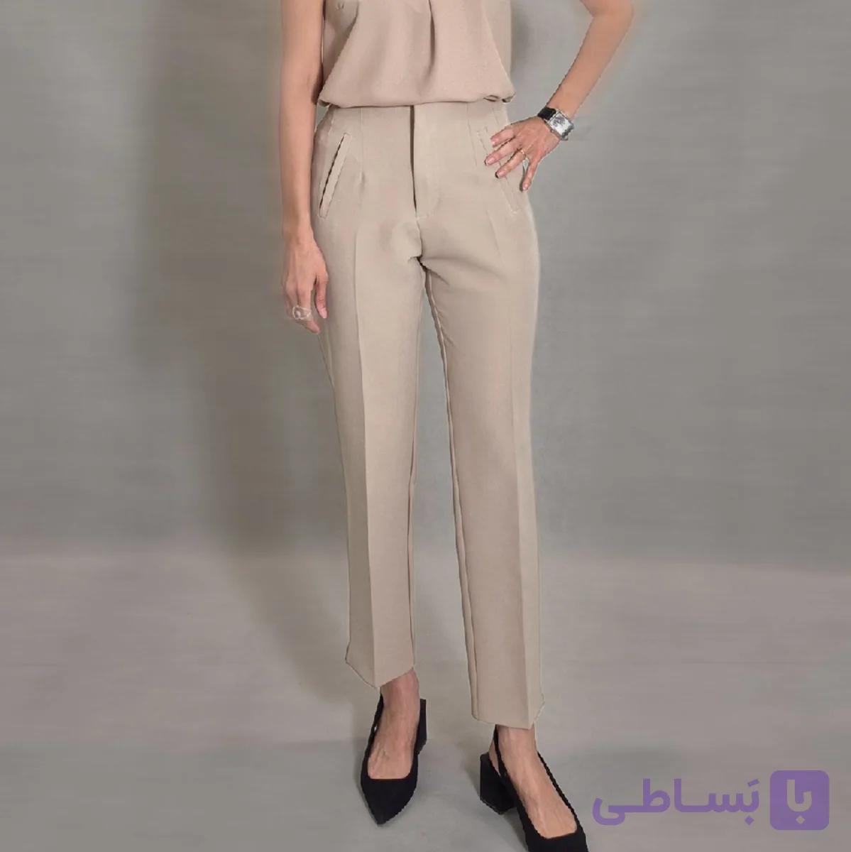 شلوار راسته بغل چاک — تصویر 1