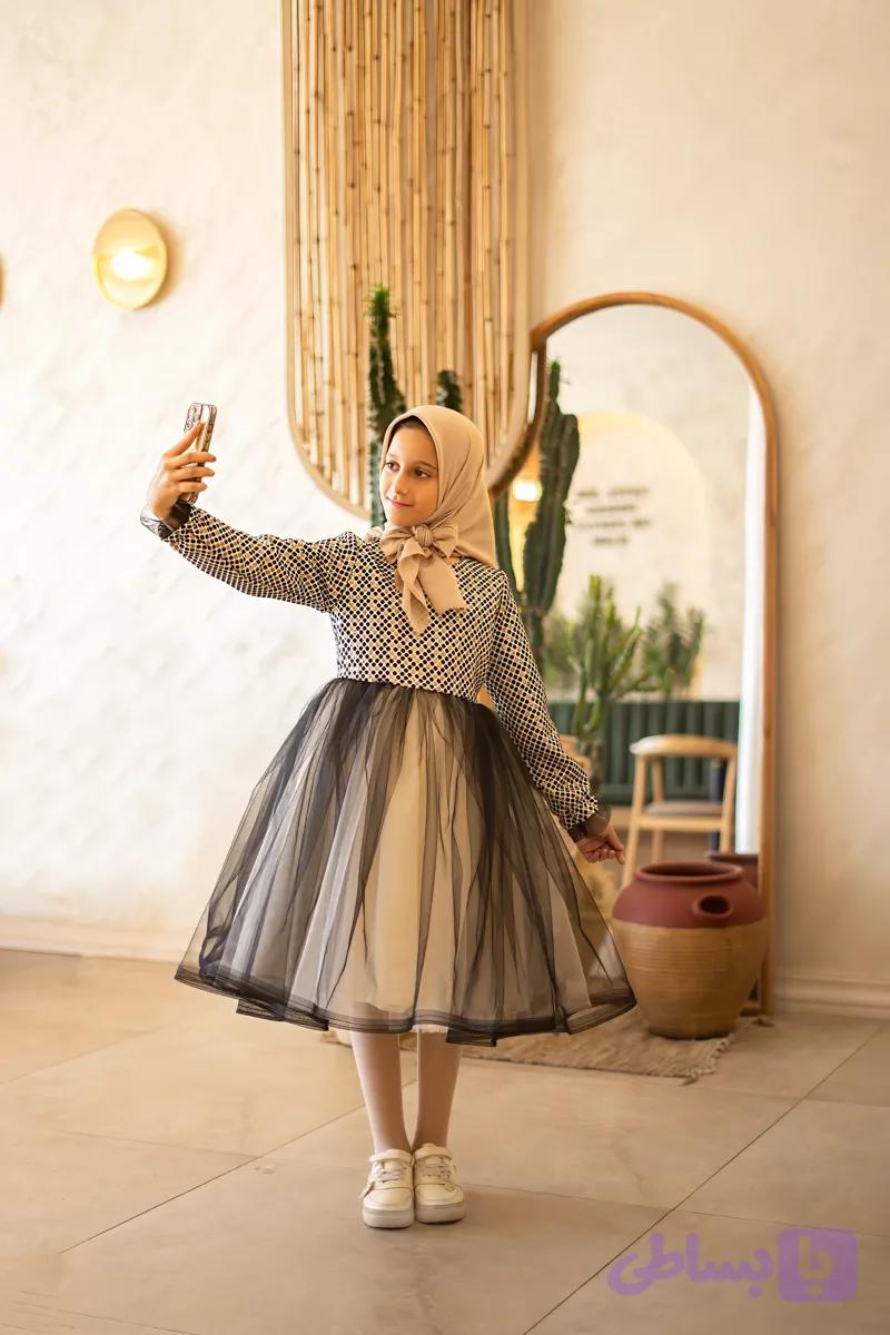 پیراهن مجلسی دخترانه مدل بهار