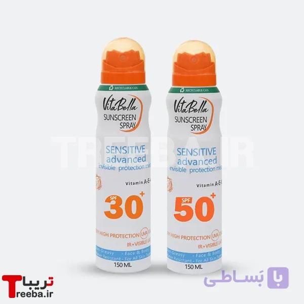 نظرات اسپری ضد آفتاب ویتابلا SPF30