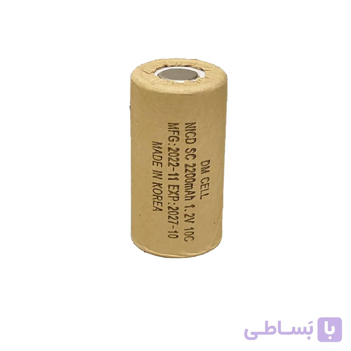 باطری جارو شارژی کاغذی 3000میلی