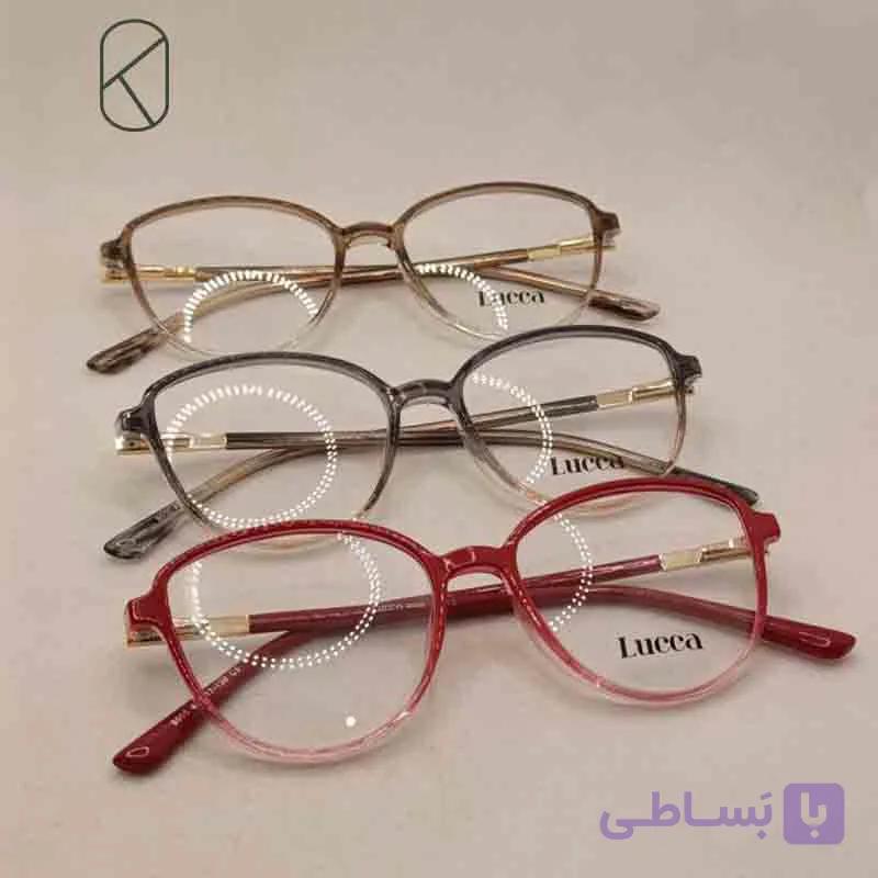 عینک طبی برند لوکا (lusso) مدل گرد کد 85054917138 — تصویر 1