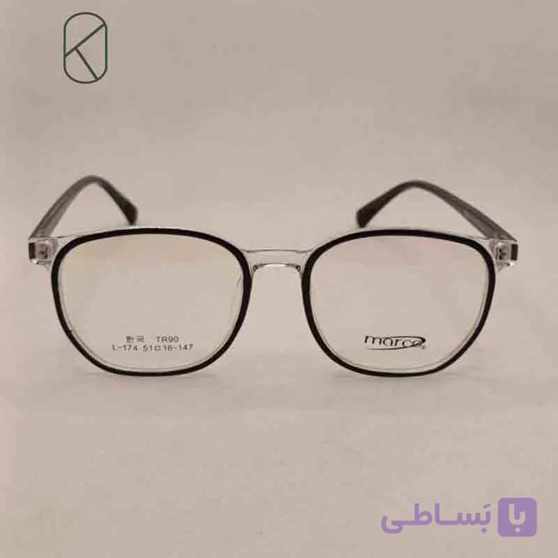 عینک طبی مارکو marco مدل چند ضلعی کد L17451 — تصویر 1