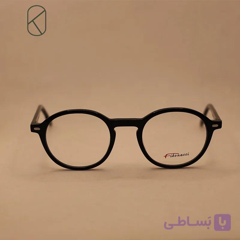 عینک طبی کائوچویی برند فیبوناچی مدل گرد کد 0201078 — تصویر 1