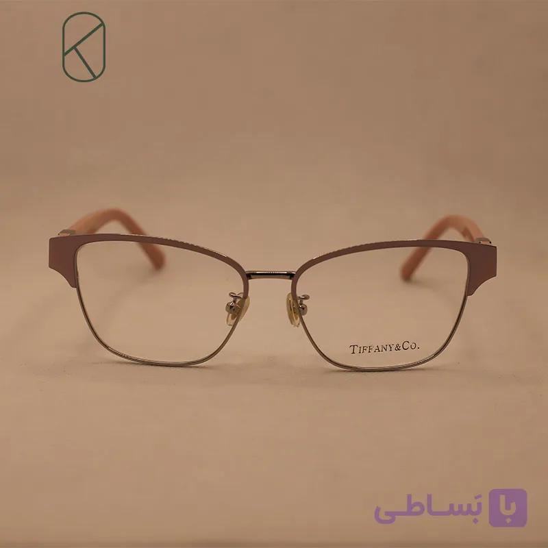عینک طبی فلزی برند تیفانی مدل گربه ای کد 0201075 — تصویر 1