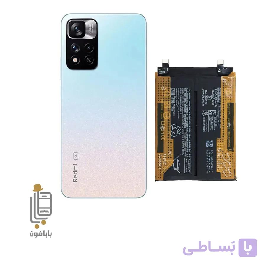 باتری اصلی شیائومی Redmi Note 11 Pro+ 5G — تصویر 1