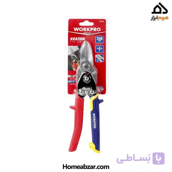 قیچی ورق بر مستقیم 10 اینچ ورک پرو مدل WP214021 — تصویر 1