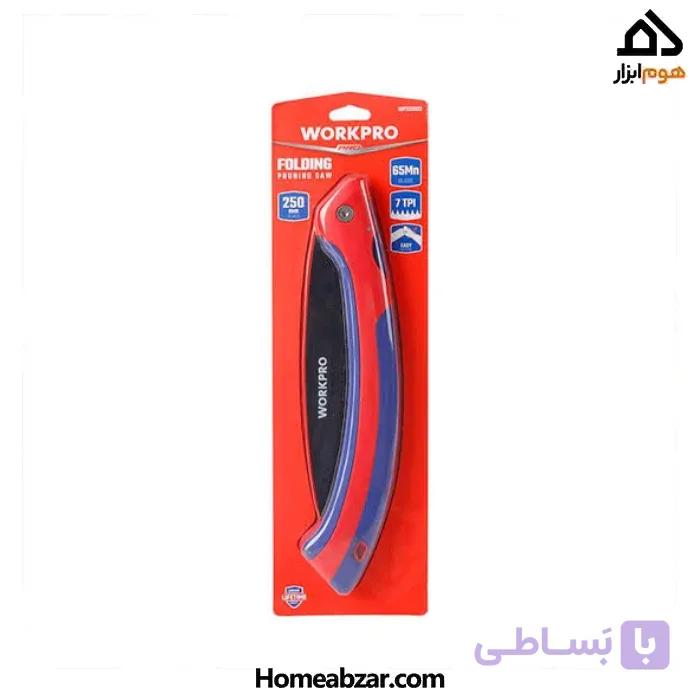 اره درخت‌بر تاشو تیغه هلالی ۱۰ اینچ ورک پرو مدل WP333003 — تصویر 1