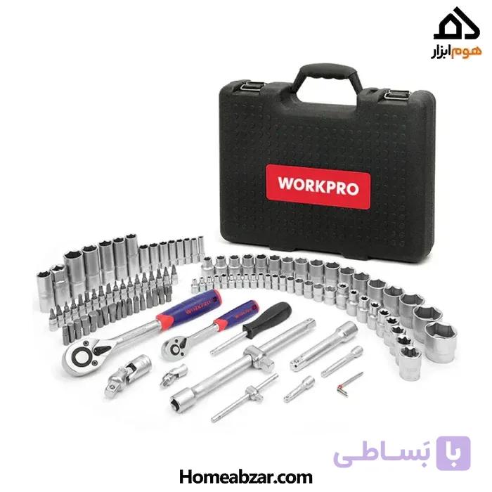 ست ابزار مکانیکی ۱۰۸ پارچه ورک پرو مدل WP202535 — تصویر 1