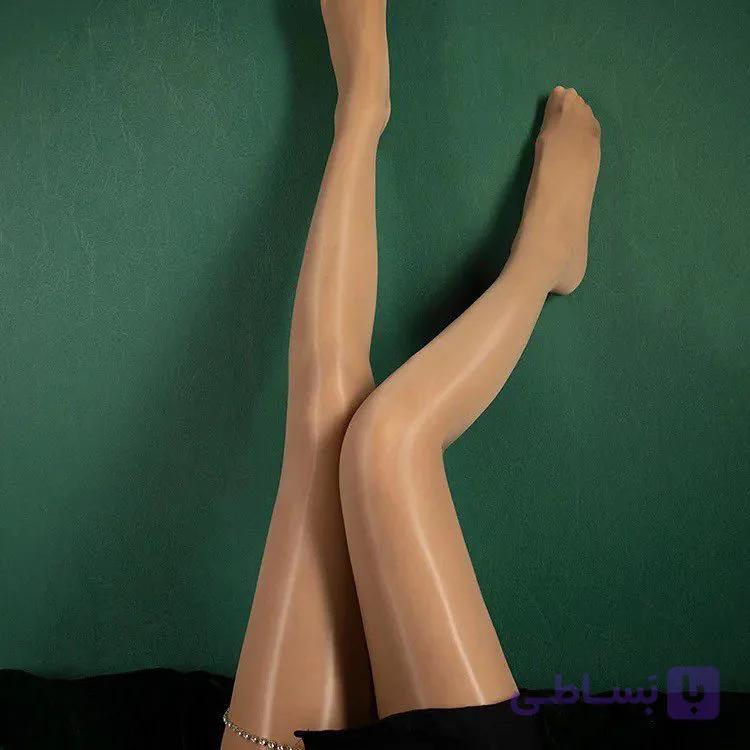 جوراب شلواری بادکنکی کرم