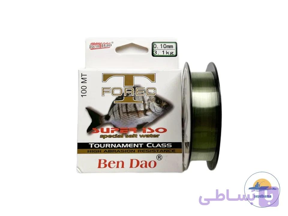 نخ ماهیگیری نایلونی بندائو ژاپنی مونوفیلمنت 100 متری — تصویر 1