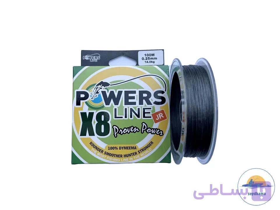 نخ ماهیگیری ابریشمی پاورزلاین هشت لایه سایز 25،30،35 — تصویر 1