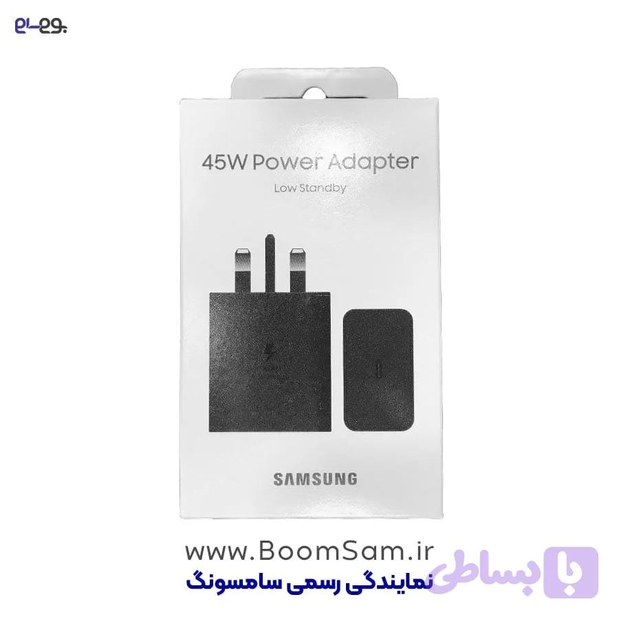 شارژر EP-T4511 سامسونگ 2 پین 45 وات سوپر فست شارژ 2.0 ساخت ویتنام — تصویر 1