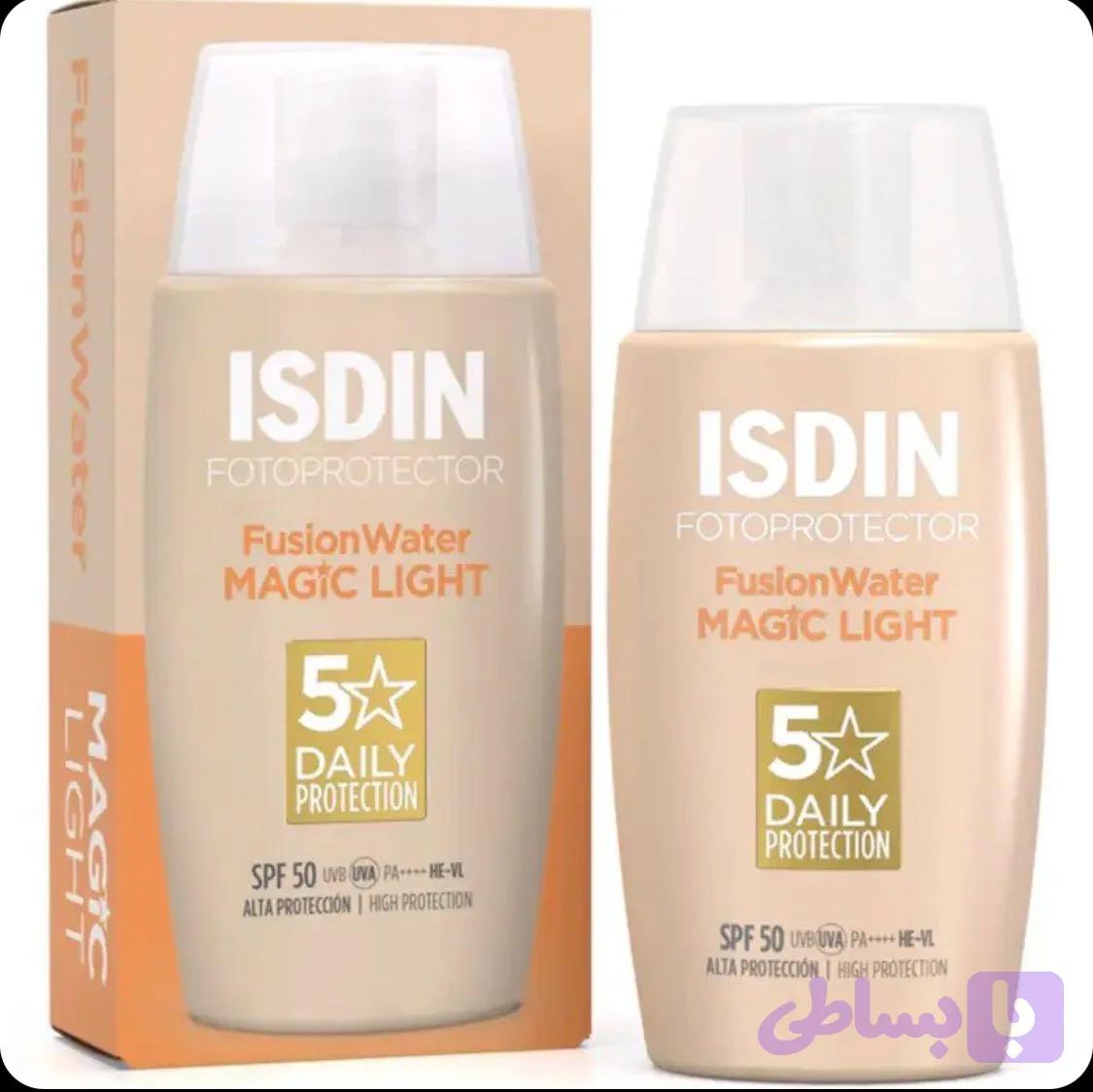 ضد آفتاب رنگی ایزدین مدل لایت / Isdin