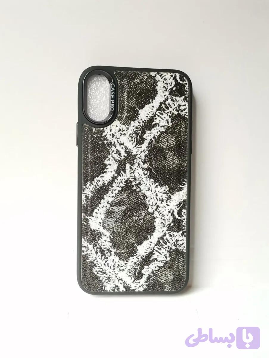 قاب طرح چرم آیفون X — تصویر 1