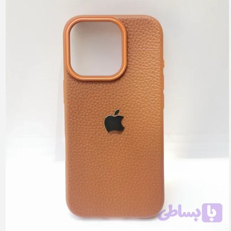 قاب طرح چرم ایفون iPhone 16 Pro — تصویر 1