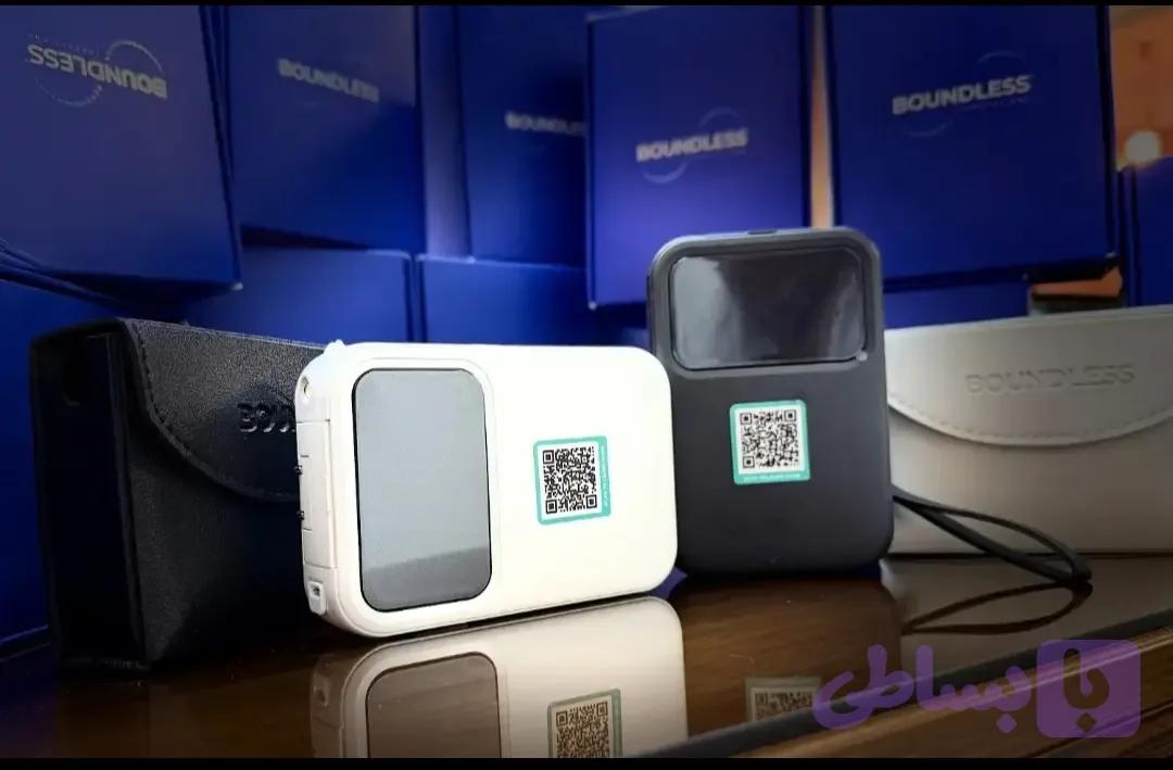 پاوربانک 12000 میلی آمپر چراغ دار برند باندلس Boundless — تصویر 1